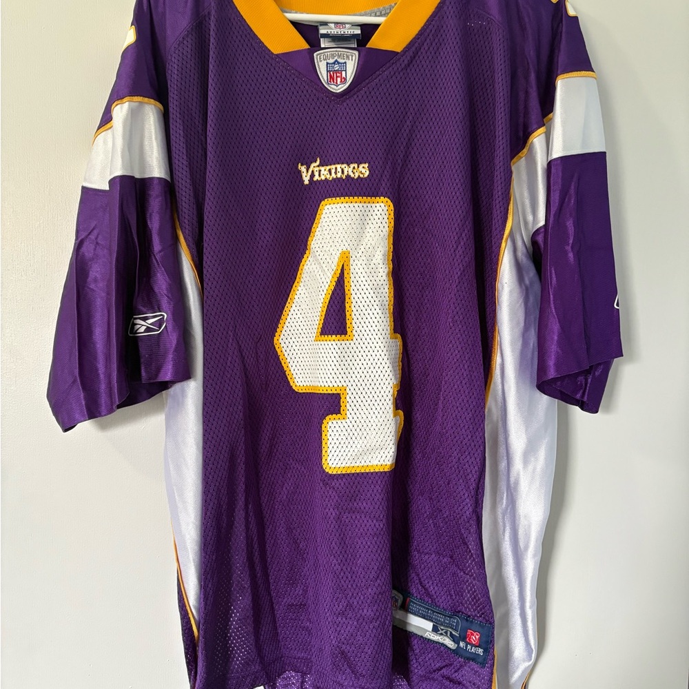 Reebok Purple Favre Vikings Jersey